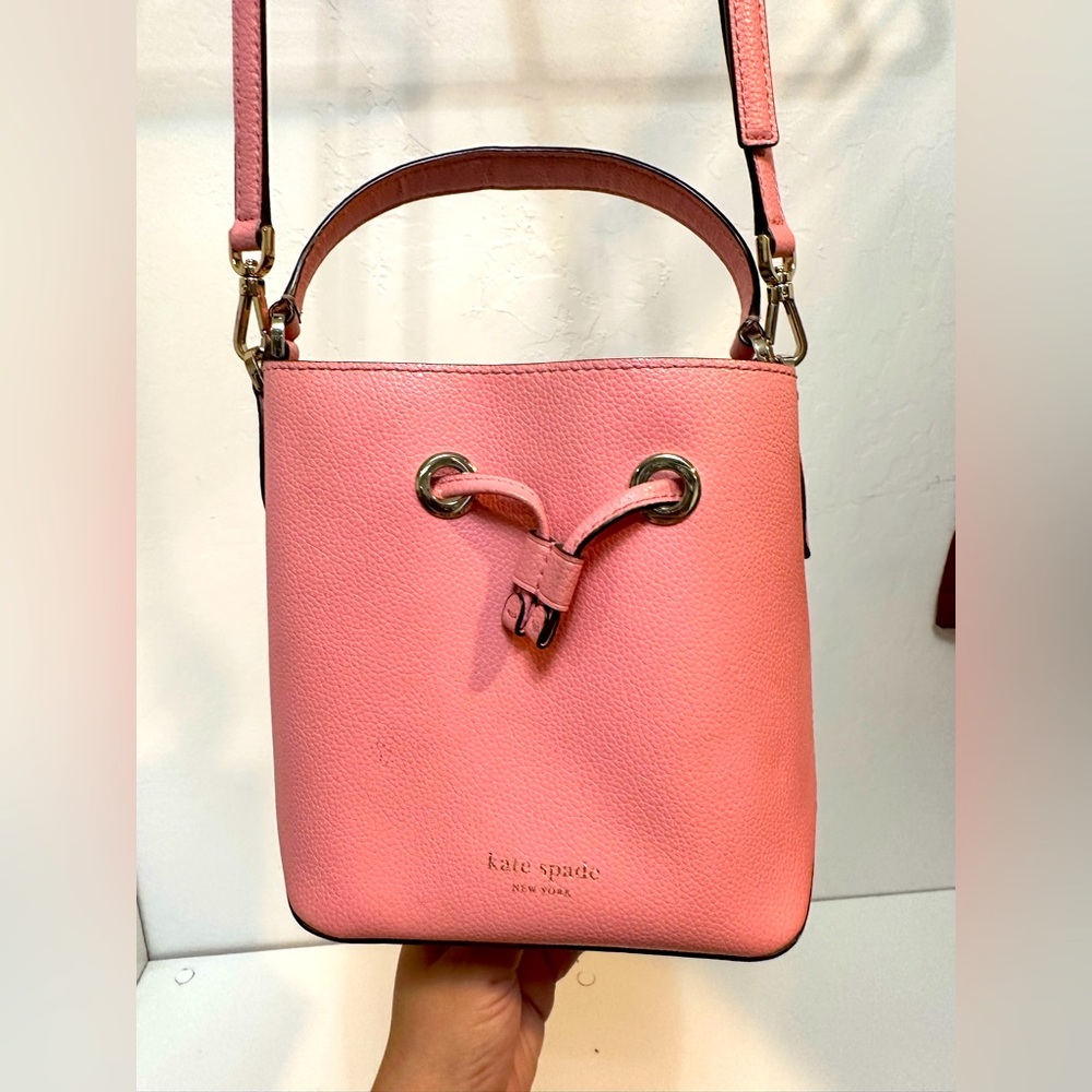 Kate Spade Eva Breezy Floral Ditsy bucket purse